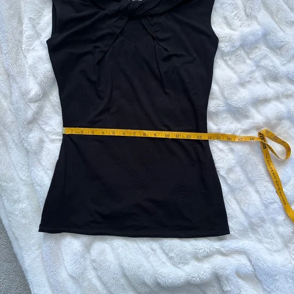 INC International Concepts Black Sleeveless Tank Sz M - Picture 5 of 9